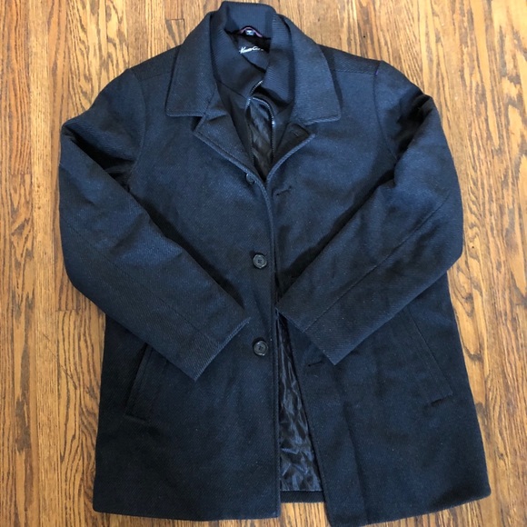 Kenneth Cole Wool Blend Pea Coat - Picture 2 of 5